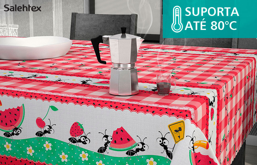 TOALHA DE MESA GISAN DECOR IMPERMEÁVEL TÉRMICA