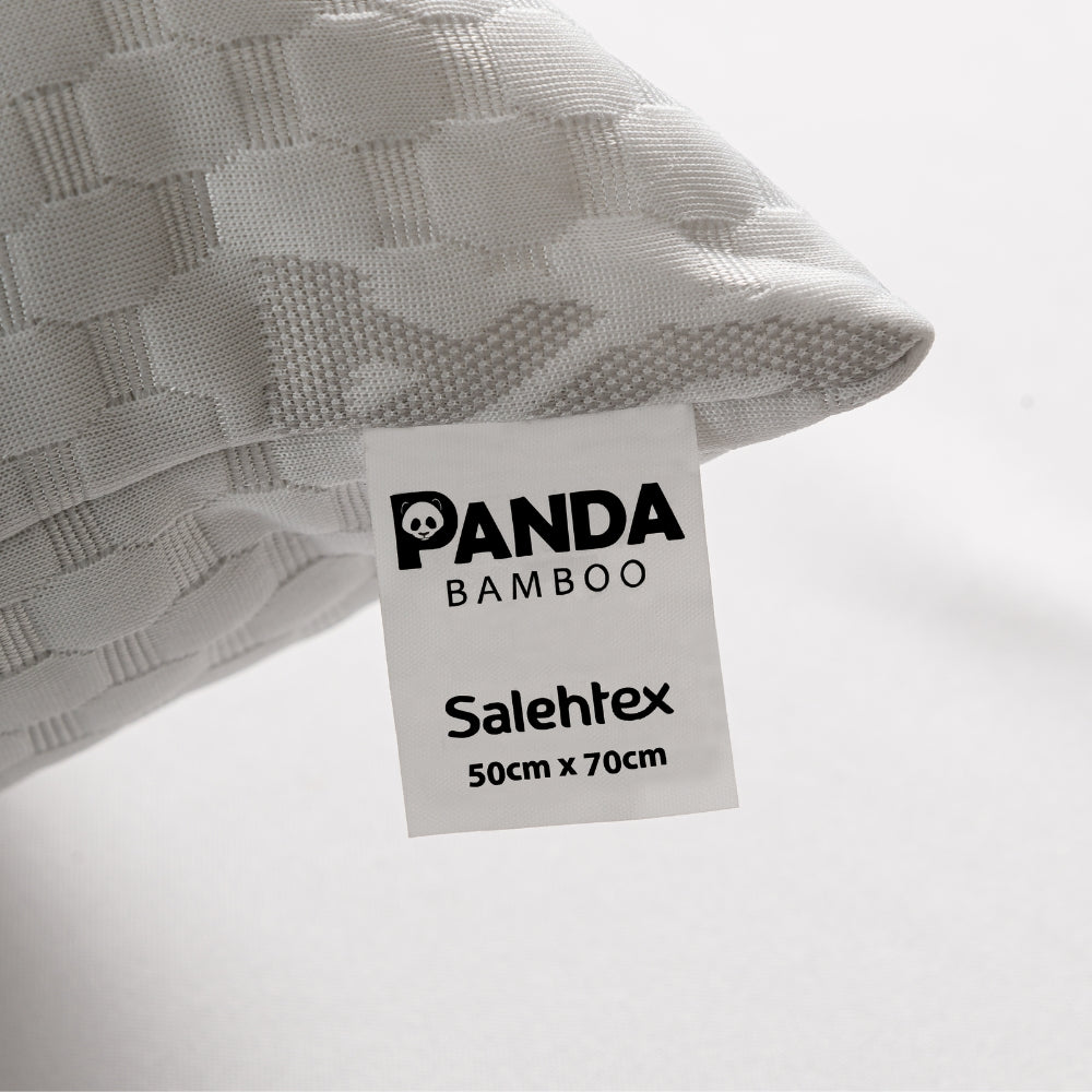 Travesseiro Massageador Panda Alto Macio Fibra Soft Tecido Respirável