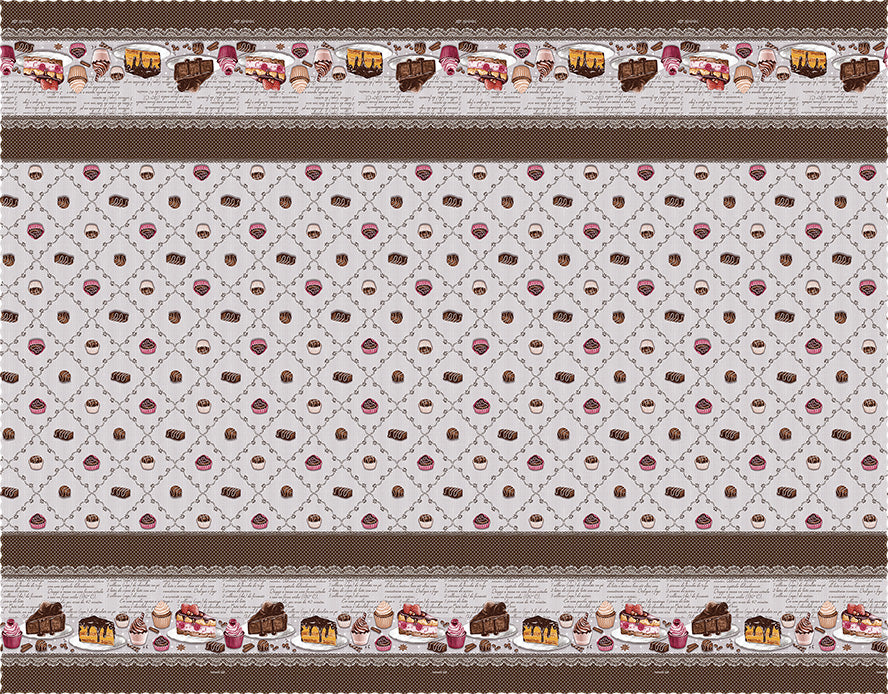 TOALHA DE MESA GISAN DECOR IMPERMEÁVEL TÉRMICA