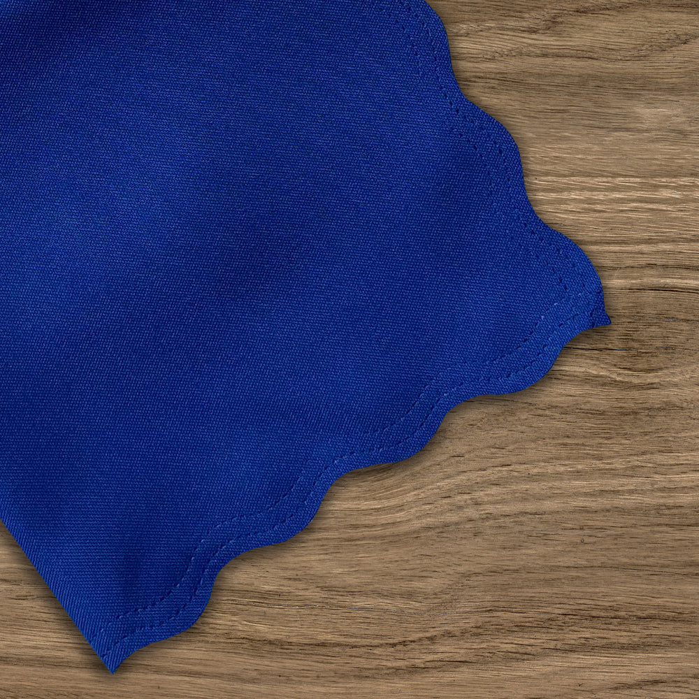 Kit 10 GuardanaposMesa Posta em Tecido Oxford Corte a Laser - Azul Royal