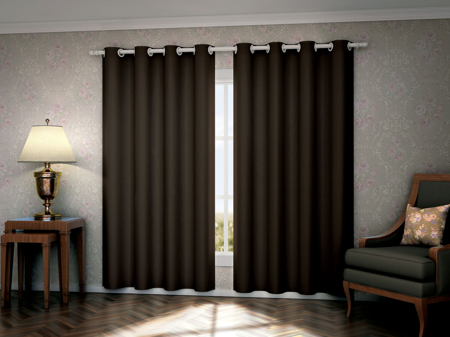 Cortina Top Casa Oxford 100% Blackout