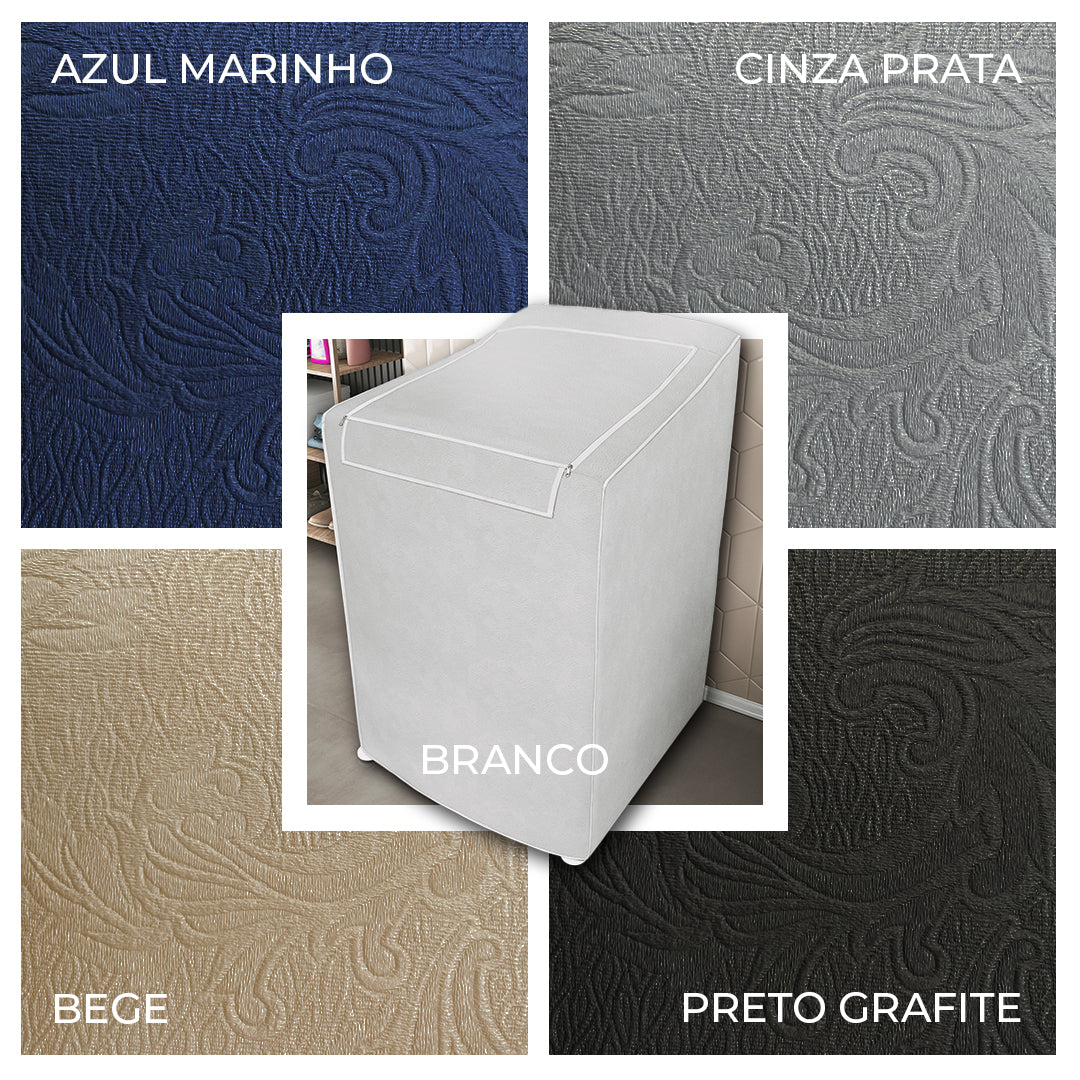 Capa Para Maquina de Lavar Roupas Com Zíper