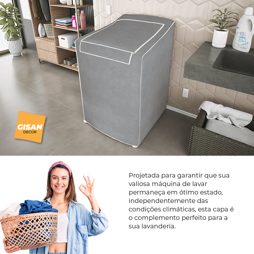 Capa Para Maquina de Lavar Roupas Linha Yasmin
