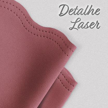 Toalha de Mesa Redonda com Corte a Laser Oxford