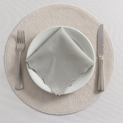 Kit 10 Oxford Cinza Prata