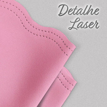 Toalha de Mesa Redonda com Corte a Laser Oxford