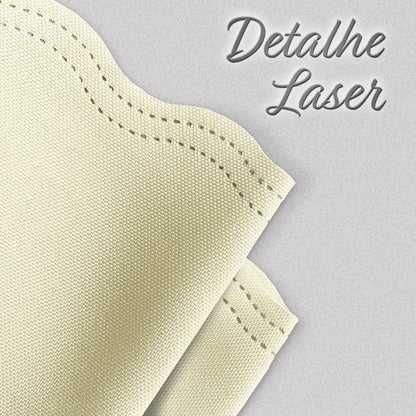 Toalha de Mesa Redonda com Corte a Laser Oxford