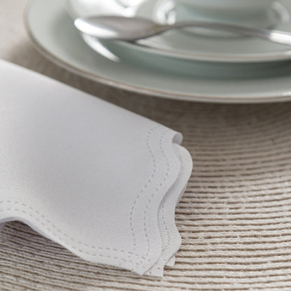 Guardanapo de Tecido Oxford Kit 20 Unidades 33cm Corte a Laser e Cores Variadas Mesa Posta