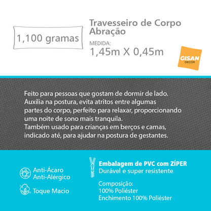 Travesseiro de Corpo Abração