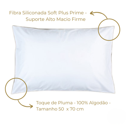 Travesseiro Golden 300 Fios 100% Algodão