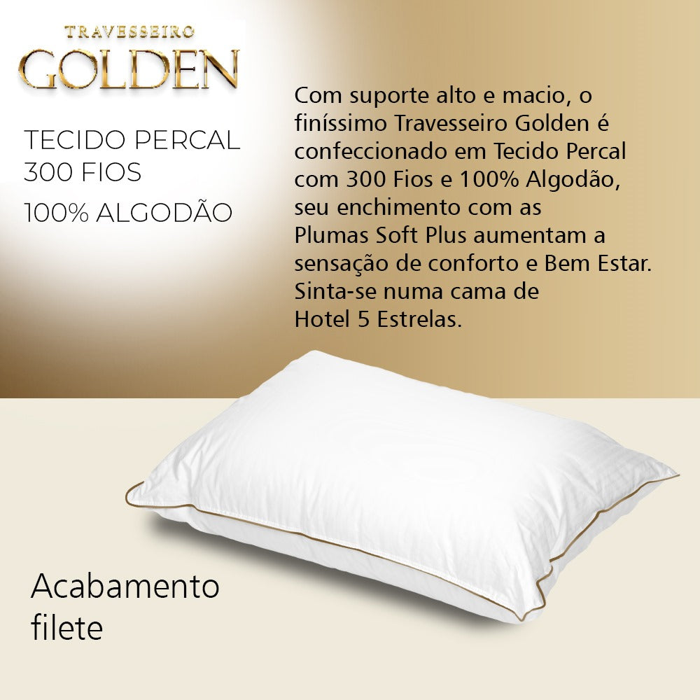 Travesseiro GOLDEN 300 fios