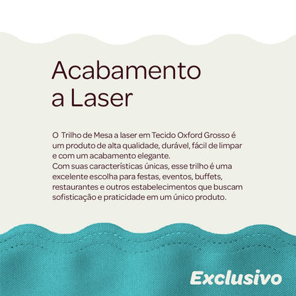 Trilhos de mesa em Tecido Oxford