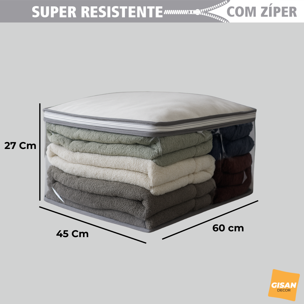 Organizador Porta Tudo Multiuso Com Zíper