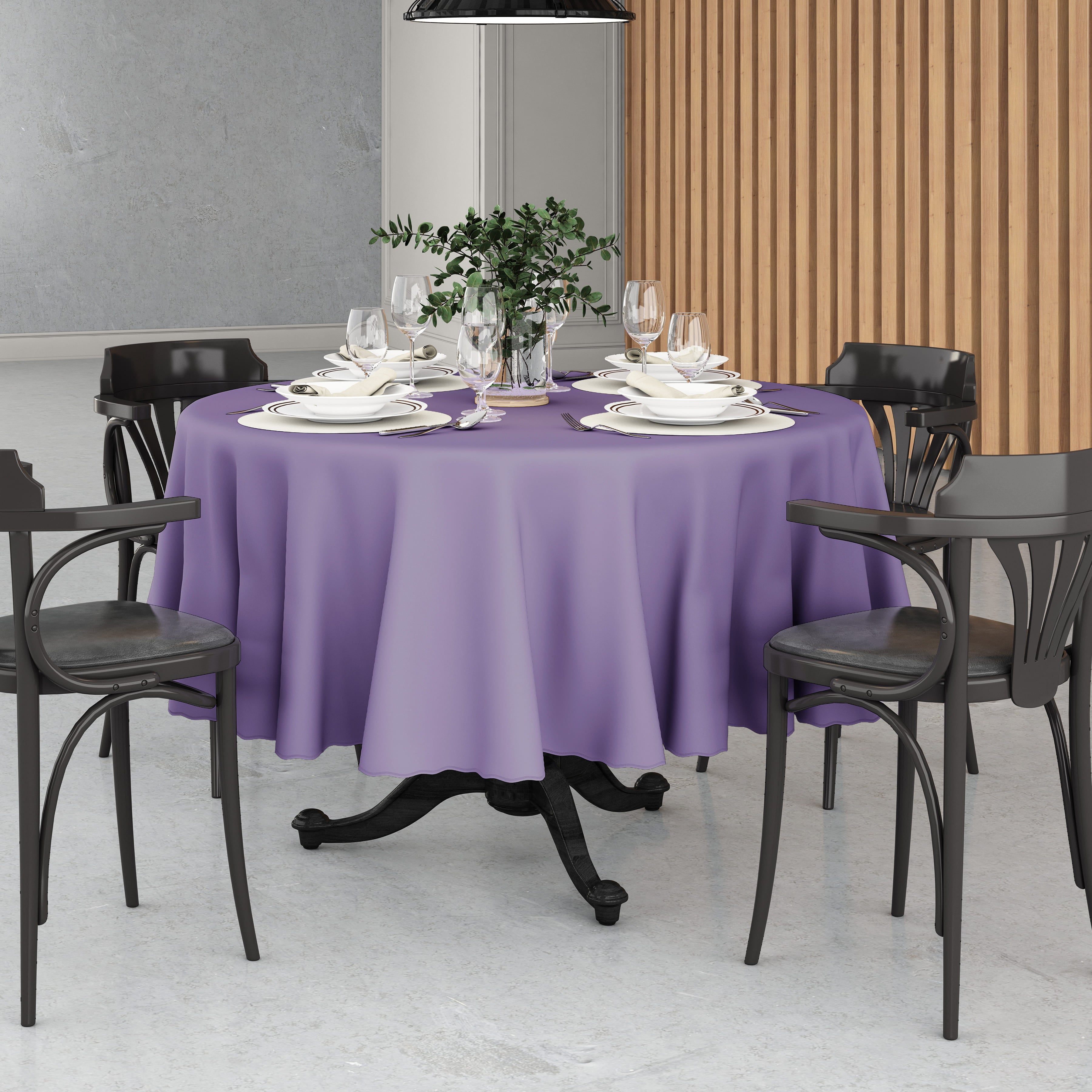 Toalha de Mesa Redonda com Corte a Laser Oxford