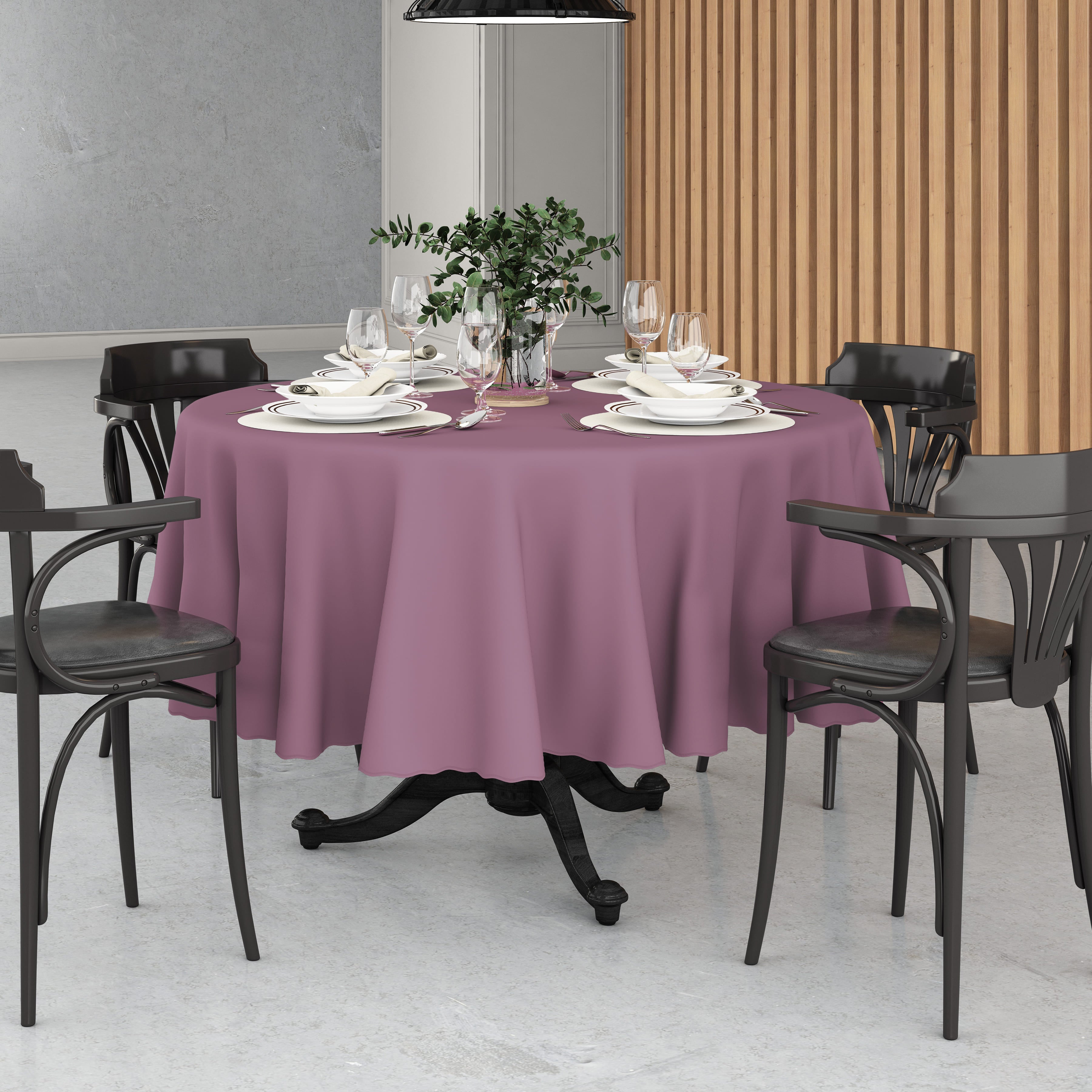 Toalha de Mesa Redonda com Corte a Laser Oxford