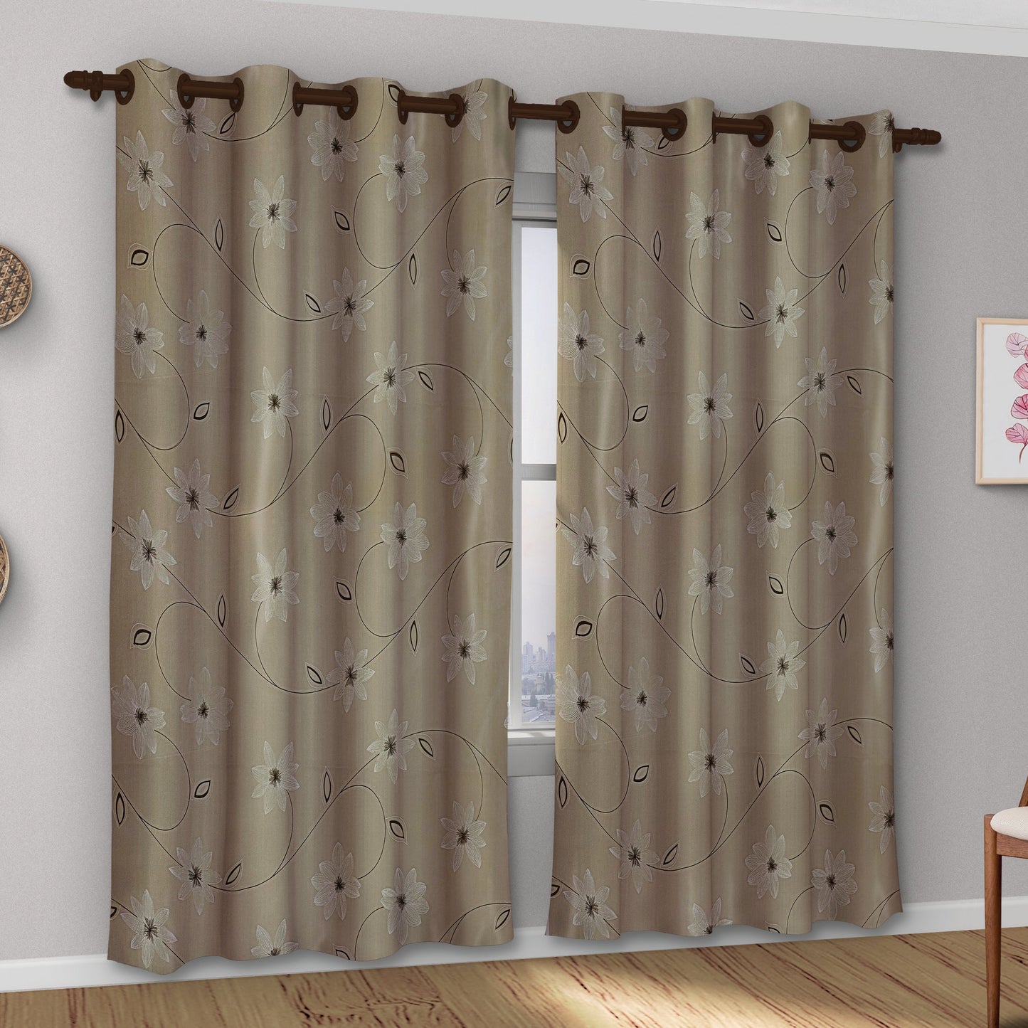 Cortina Top Casa Estampada Coleção Paris