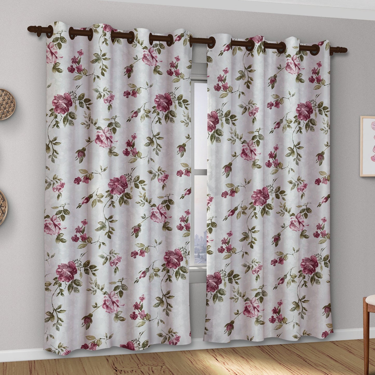 Cortina Top Casa Estampada Coleção Paris