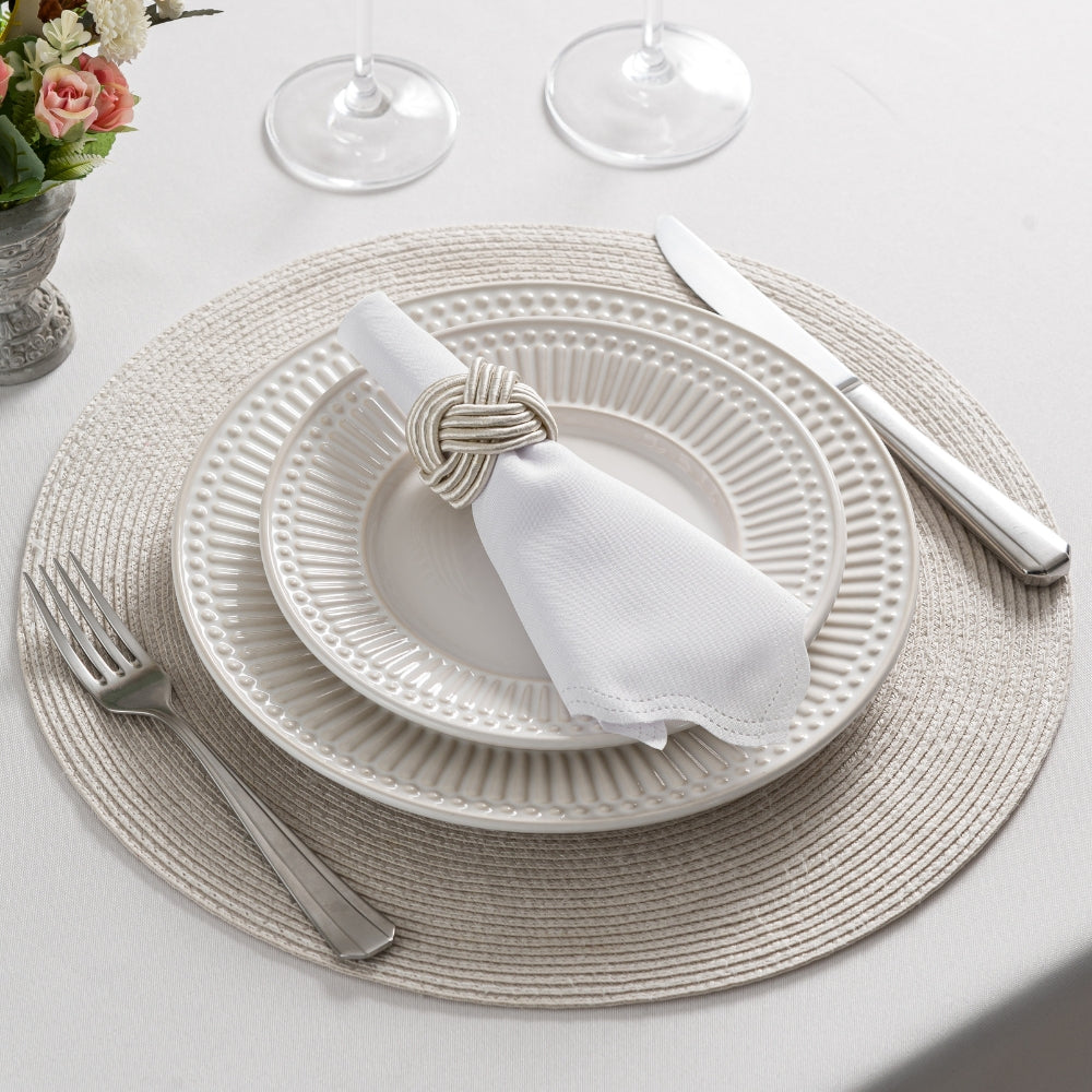 Guardanapo de Tecido Oxford Kit 20 Unidades 33cm Corte a Laser e Cores Variadas Mesa Posta