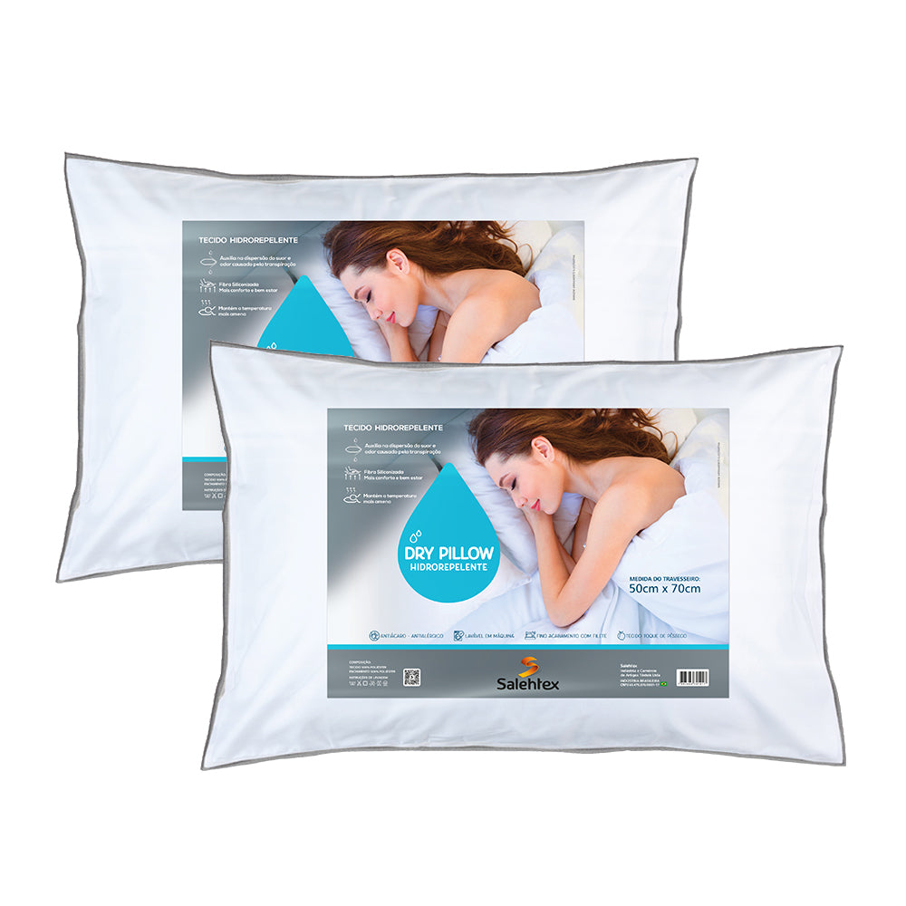 Travesseiro Dry Pillow Hidrorepelente Impermeável