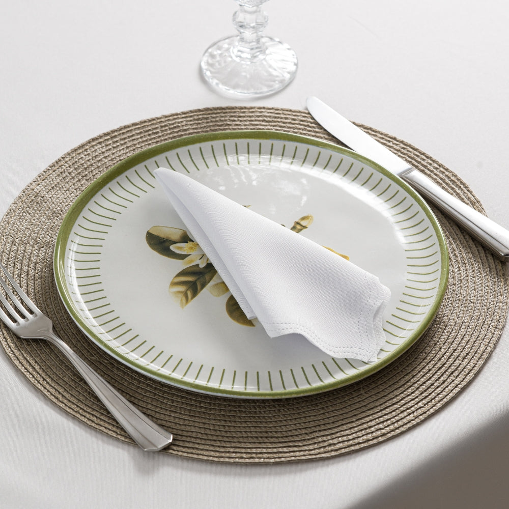 Guardanapo de Tecido Oxford Kit 10 Unidades 33cm Corte a Laser e Cores Variadas Mesa Posta