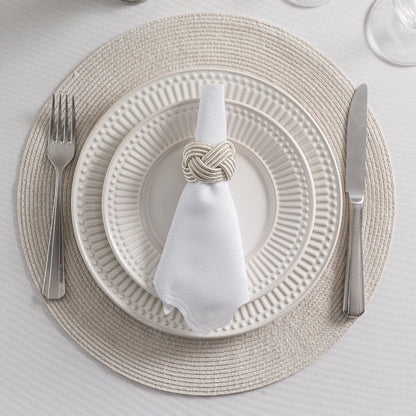 Guardanapo de Tecido Oxford Kit 20 Unidades 33cm Corte a Laser e Cores Variadas Mesa Posta