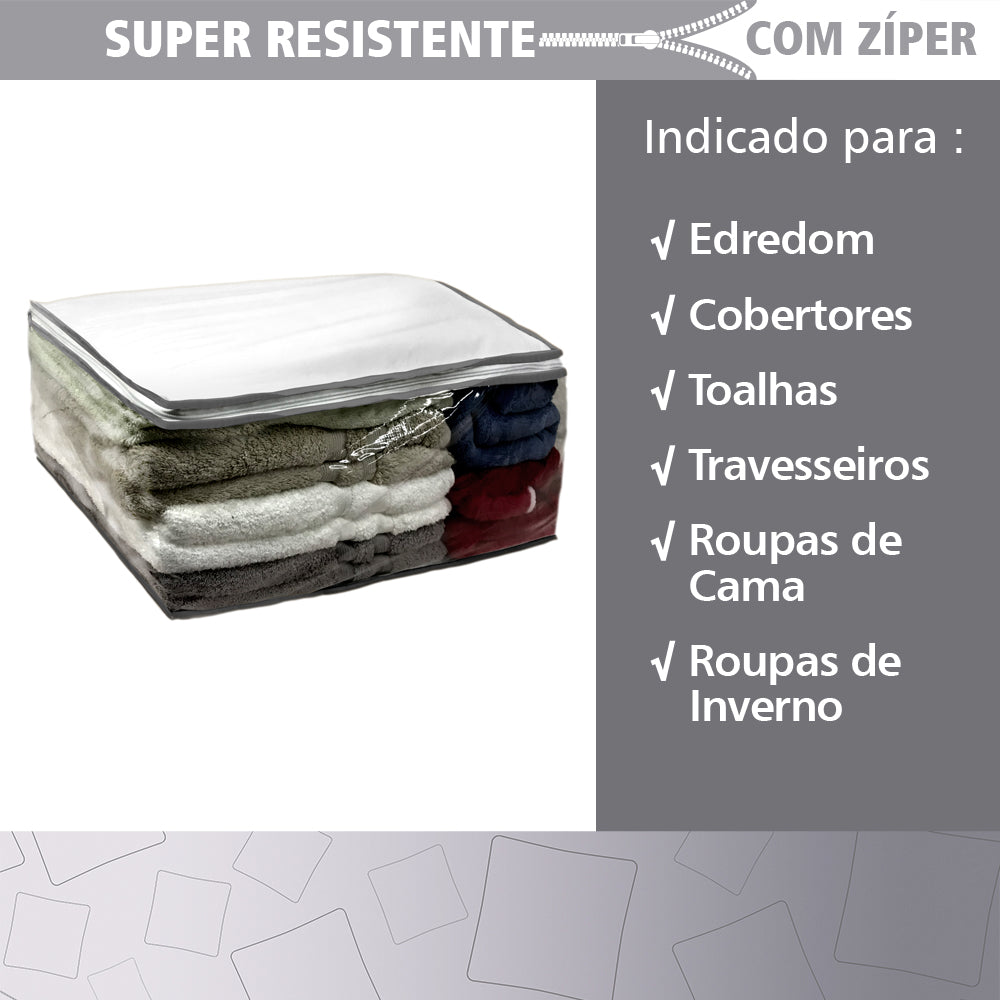 Organizador Porta Tudo Multiuso Com Zíper