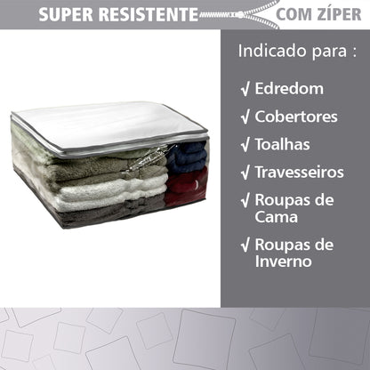 Organizador Porta Tudo Multiuso Com Zíper
